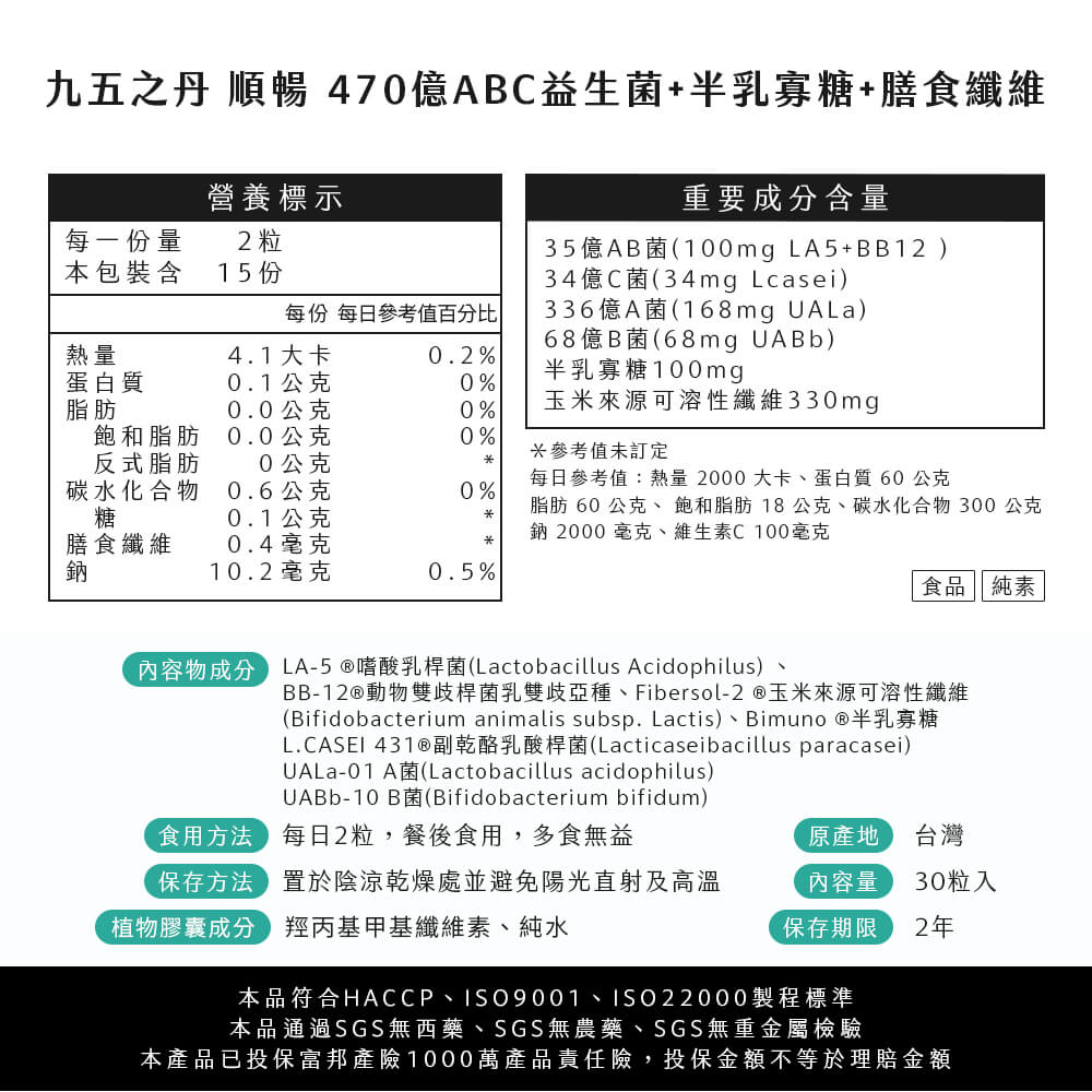 順暢．470億ABC益生菌