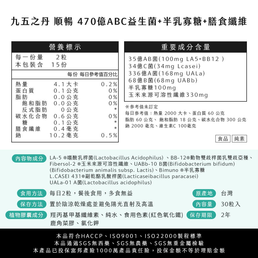 順暢．470億ABC益生菌